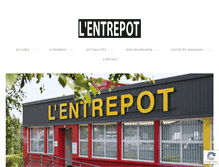 Tablet Screenshot of lentrepot-lagaubretiere.fr